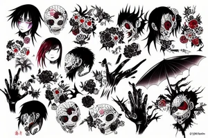 Tokyo Ghoul tattoo idea