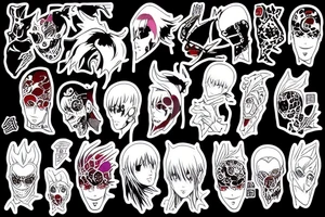 Tokyo Ghoul tattoo idea