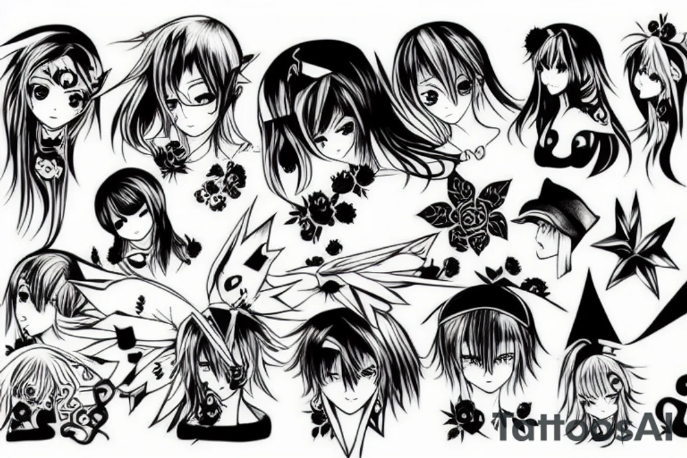 anime tattoo idea