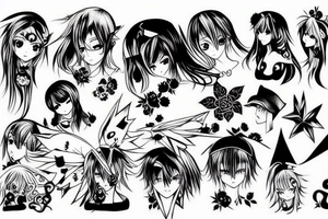 anime tattoo idea