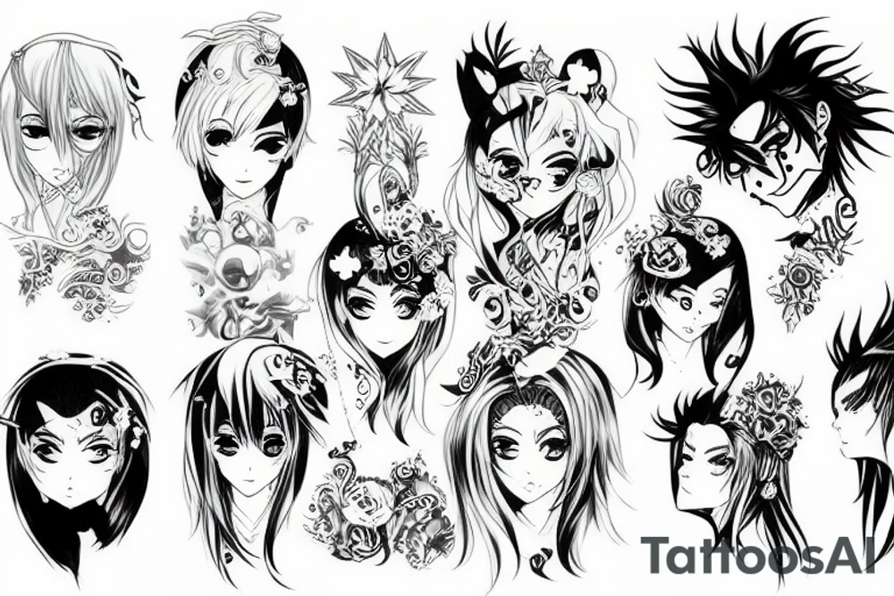anime tattoo idea