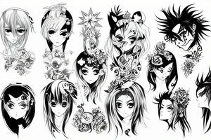 anime tattoo idea