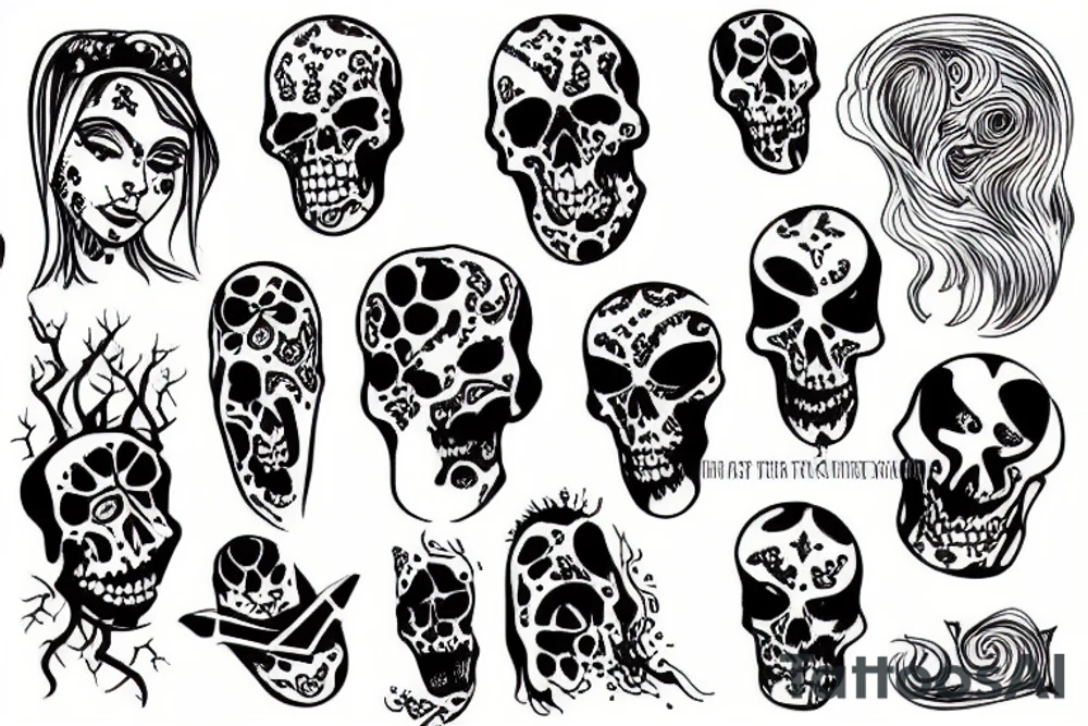ghost tattoo idea