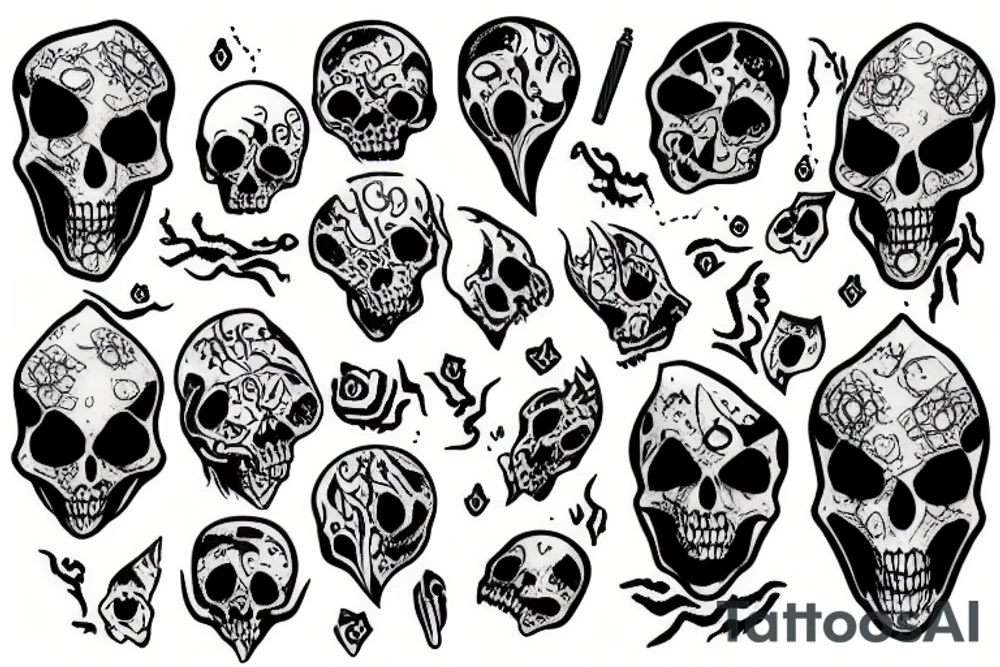 ghost tattoo idea