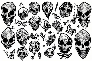 ghost tattoo idea