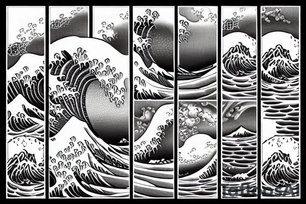 the big wave in kanagawa tattoo idea