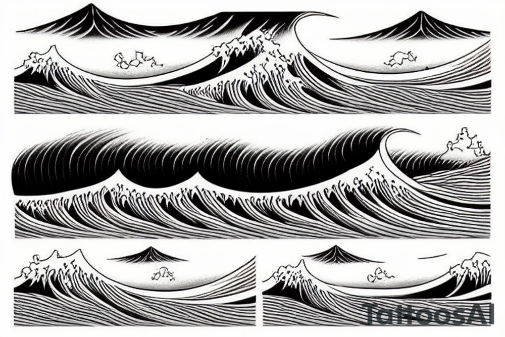 the big wave in kanagawa tattoo idea