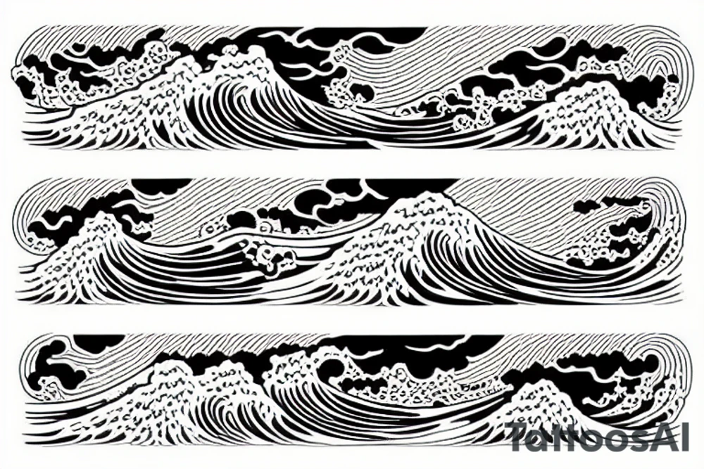 the big wave in kanagawa tattoo idea