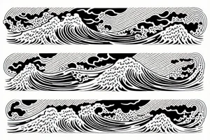 the big wave in kanagawa tattoo idea