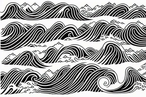 the big wave in kanagawa tattoo idea