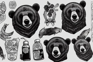 bear tattoo idea