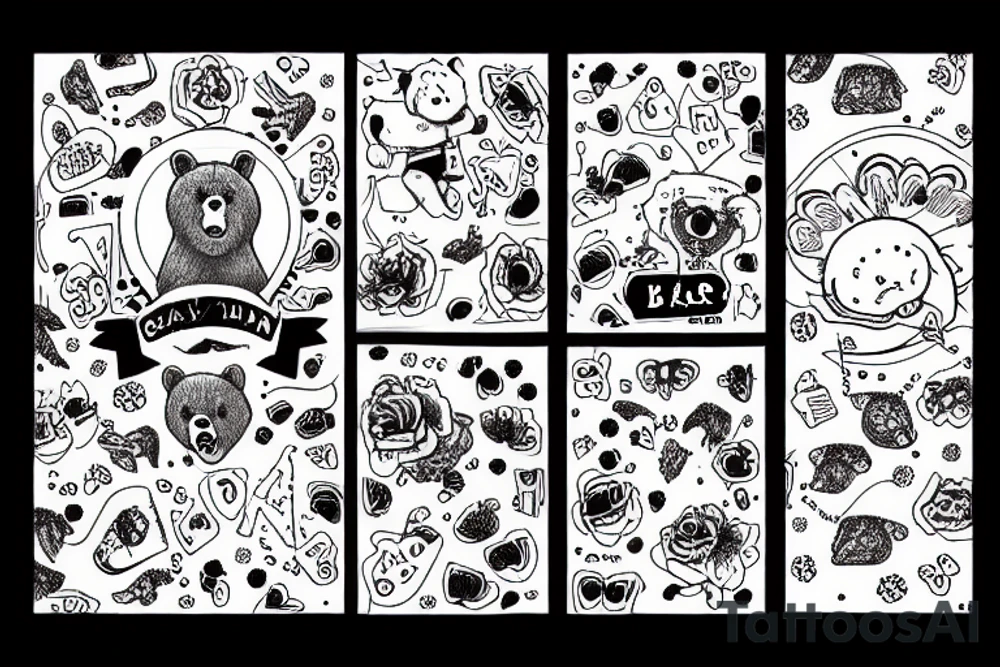 bear tattoo idea