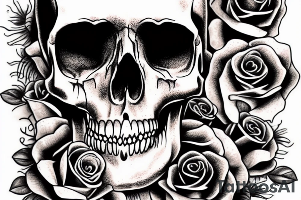 skull tattoo idea
