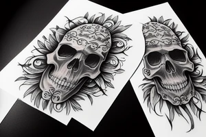 skull tattoo idea