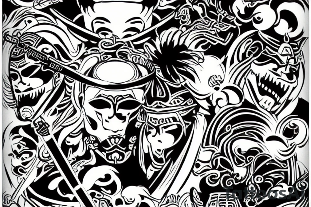 Samurai tattoo idea