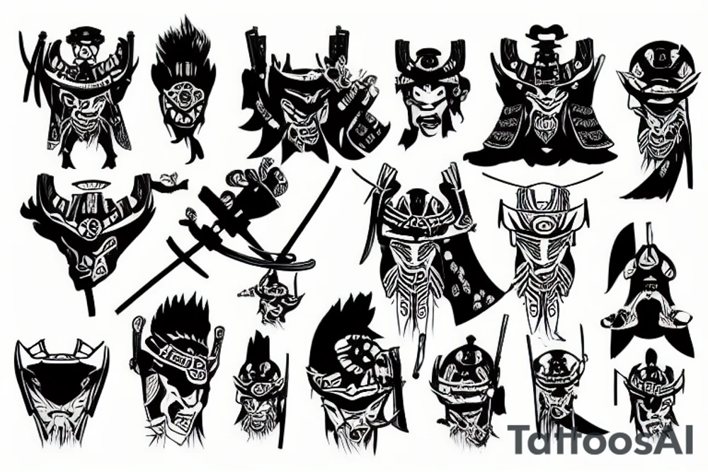 Samurai tattoo idea