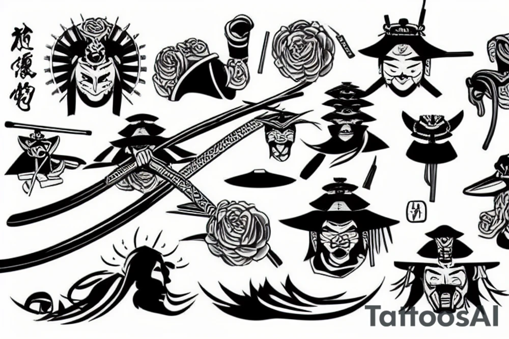Samurai tattoo idea
