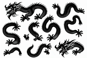 Chinese dragon tattoo idea