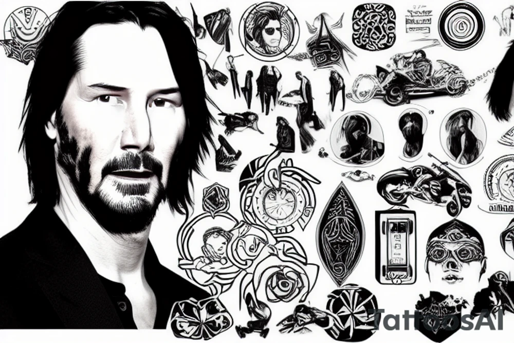 keanu reeves tattoo idea