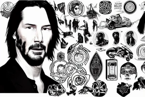 keanu reeves tattoo idea