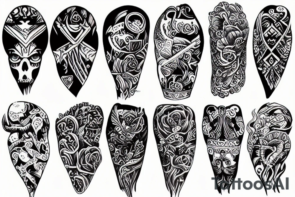 sleeve tattoo idea