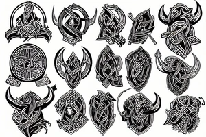 sleeve viking tattoo idea