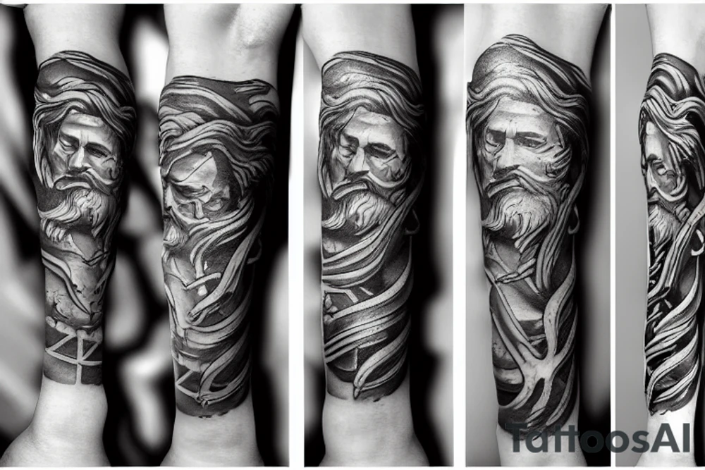 poseidon tattoo idea