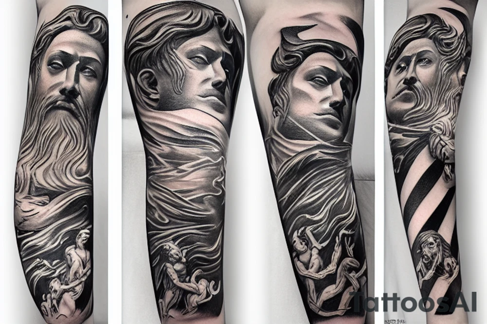 poseidon tattoo idea