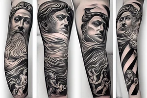poseidon tattoo idea