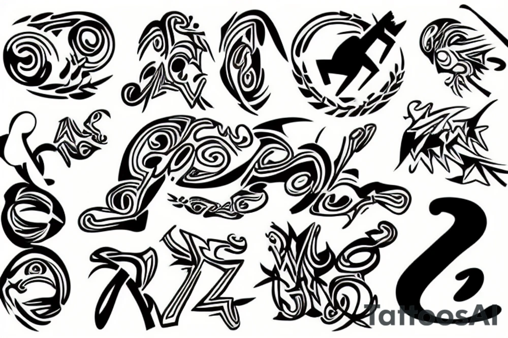 A jumping jack tattoo idea
