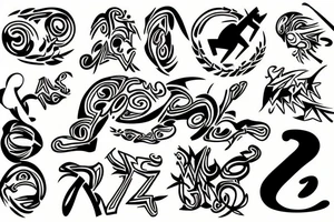A jumping jack tattoo idea