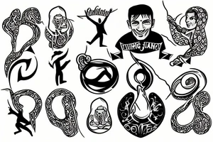 A jumping jack tattoo idea