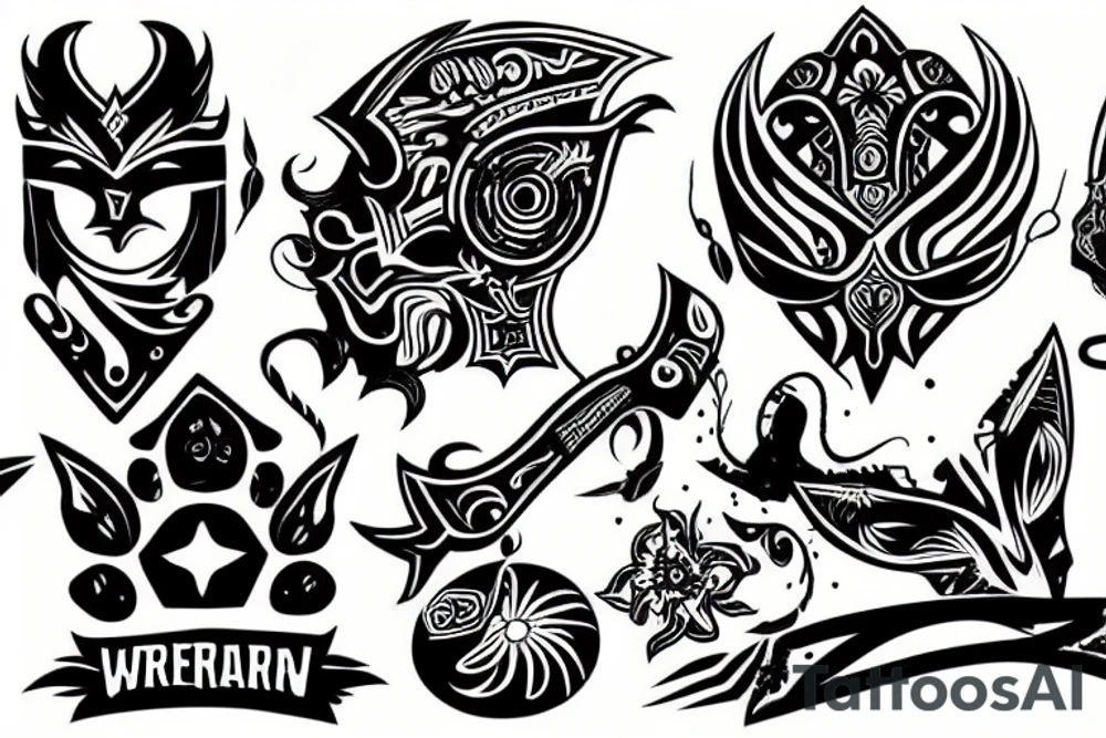 Warrior tattoo idea