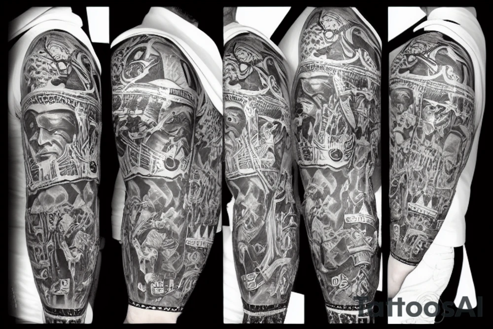 Warrior uk tattoo idea