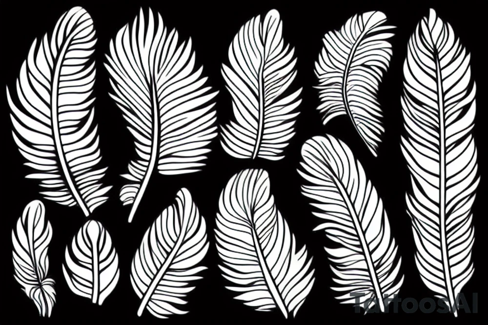feather tattoo idea
