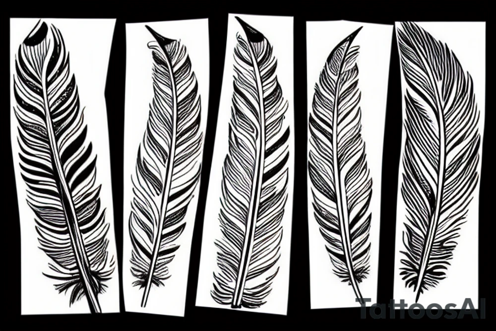 feather tattoo idea