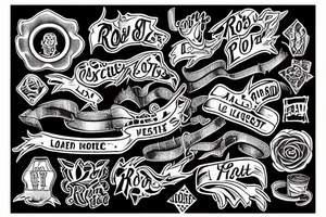 Road trip explore lost tattoo idea