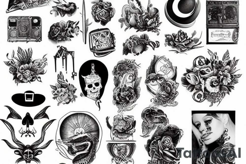 Road trip explore lost tattoo idea
