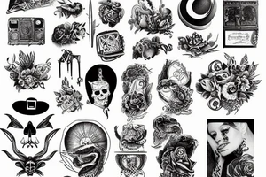 Road trip explore lost tattoo idea