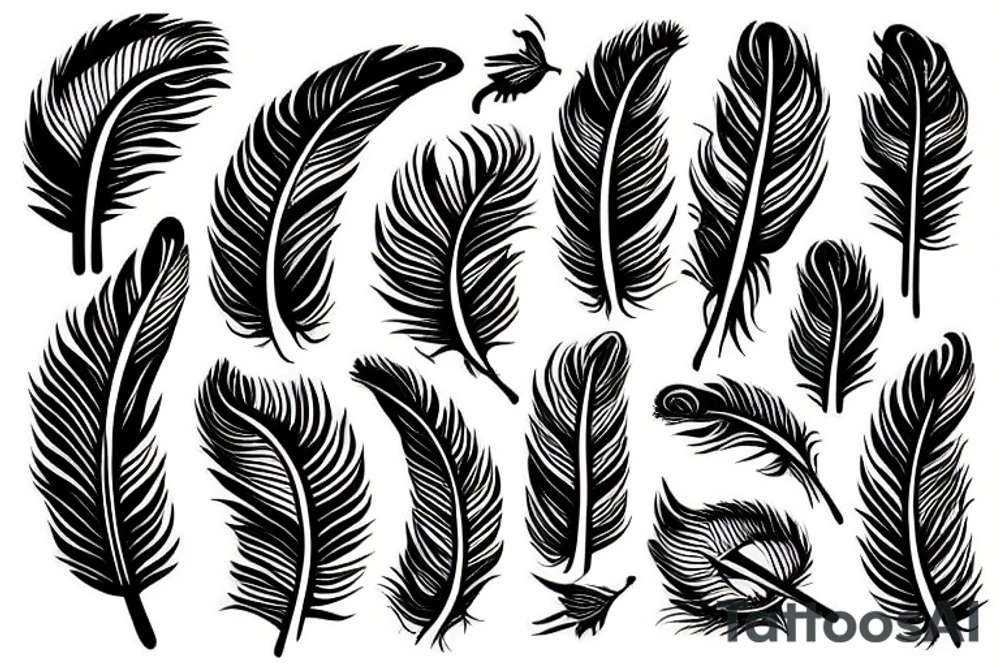 feather tattoo idea