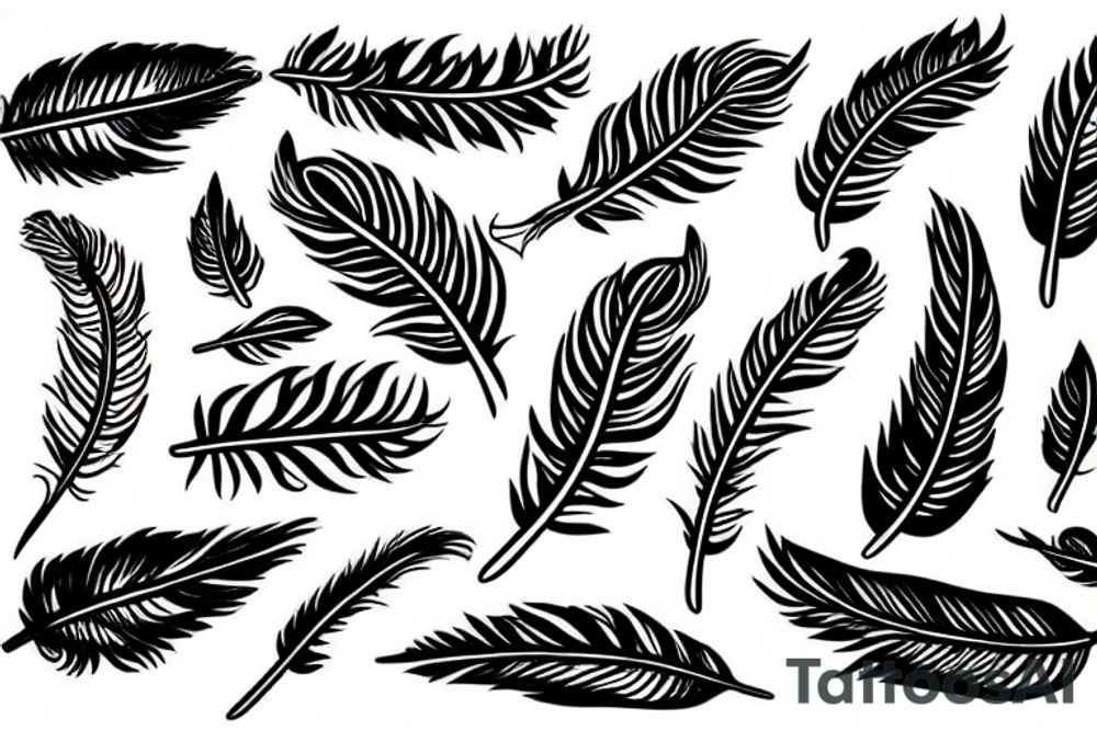 feather tattoo idea