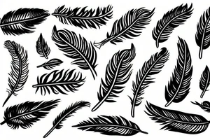 feather tattoo idea