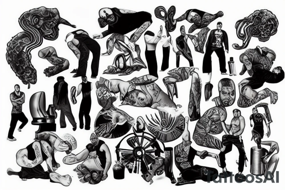 What you gonna do when shit hits the fan? Are you gonna stand and fight like a man? Will you be as hard as you say you are? 9r are you gonna run and go get your bodyguard? tattoo idea