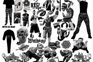 What you gonna do when shit hits the fan? Are you gonna stand and fight like a man? Will you be as hard as you say you are? 9r are you gonna run and go get your bodyguard? tattoo idea