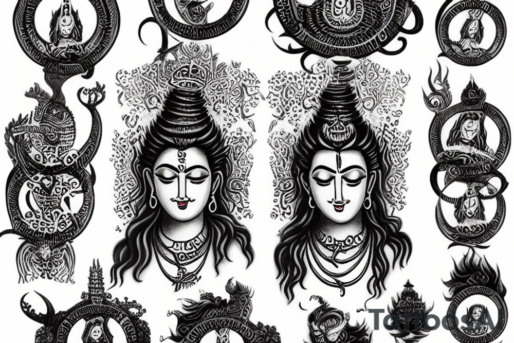 Lord shiva tattoo idea