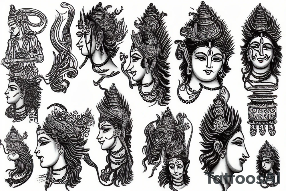 Lord shiva tattoo idea