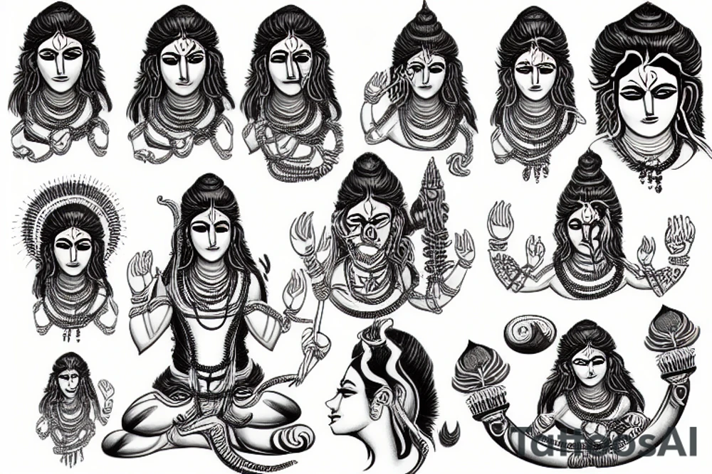 Lord shiva tattoo idea