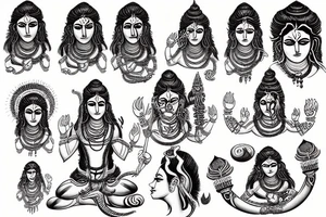 Lord shiva tattoo idea