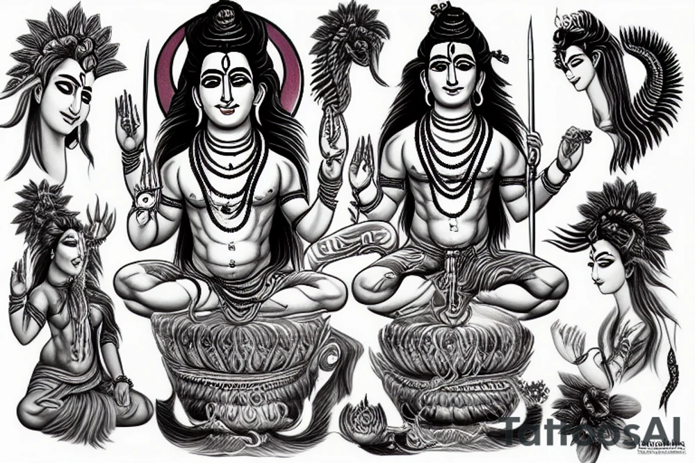 Lord shiva tattoo idea