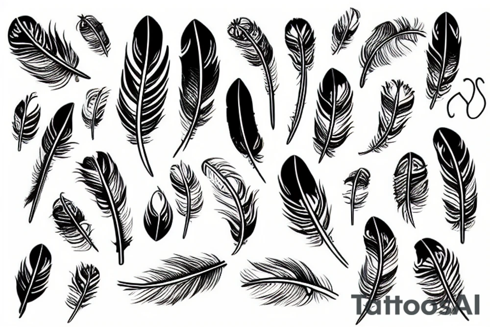 Feather tattoo idea